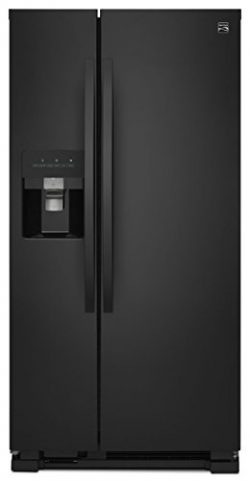 Kenmore 51759 21 cu. ft. Side-by-Side Refrigerator, Black