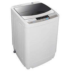 ZENSTYLE Full-Automatic Mini Multifunctional Washing Machine Portable Compact Design 10 LB Top L ...