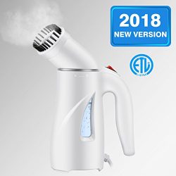 Homitt Handheld Clothes Steamer Portable Travel Steamer Clothes Wrinkle Remover/Soften/Sanitize/ ...