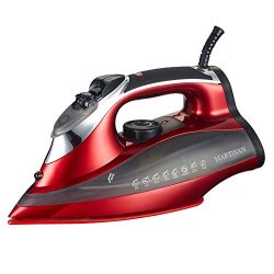 MARTISAN SG-5008 Steam Iron 1800 Watt with Nano-Ceramic Soleplate & Auto-Shut Off Full Funct ...