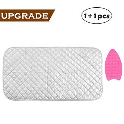 Ironing Mat, Portable Travel Ironing Blanket, Thickened Heat Resistant Ironing Pad Cover for Was ...