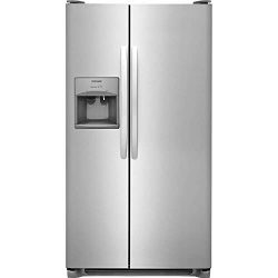 Frigidaire FFSS2615TS 36 Inch Side by Side Refrigerator with 25.5 cu. ft. Capacity, External Wat ...