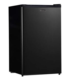 Emerson CR440BE 4.4 Cubic Foot Compact Single Door Refrigerator cu. ft, Black