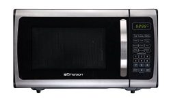 Emerson Radio Emerson ER105005 Single Microwave Oven – Stainless Steel, Black, 0.9,