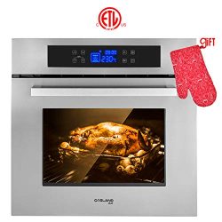 Wall Oven, Gasland chef ES611TS 24″ Built-in Single Wall Oven, 11 Cooking Function, Stainl ...