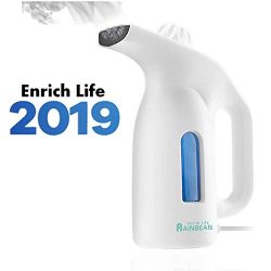 RAINBEAN Portable Garment Steamer for Clothes,180ml Water Max Travel Handheld Powerful Fabric St ...