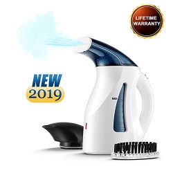 Steamer for Clothes，HeHui-DG Handheld Garment Steamer Mini Fabric Steam Iron 13.4fl.oz Capacity ...