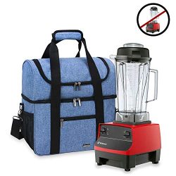 Luxja Carrying Case for 64 oz. Vitamix Blender, Travel Bag for Vitamix Blender and Accessories ( ...