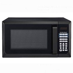 Hamilton Beach 0.9 Cu. ft. Stainless Steel Microwave Oven (Black, Stainless Steel)