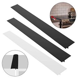 3 Pack 25” Silicone Kitchen Stove Counter Gap Filler Cover, AIFUDA Heat-Resistant Spill Gu ...