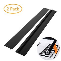 DSYJ Kitchen Silicone Stove Counter Gap Cover, Easy Clean Heat Resistant Wide & Long Gap Fil ...