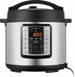 Insignia – 6-Quart Multi-Function Pressure Cooker – Stainless Steel