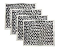 Kitchen Basics 101: 97007696 Charcoal Range Hood Filter Replacement for Broan 6105C (4)