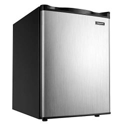 Euhomy Upright freezer, Energy Star 2.1 Cubic Feet,Compact Single Door mini freezer with Reversi ...
