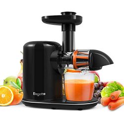 Juicer Machines, Bagotte Slow Masticating Juicer with Reverse Function, Cold Press Juicer Extrac ...
